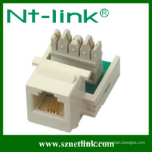 110 IDC / Schraube Typ Kat. 3 RJ 45 Keystone Jack